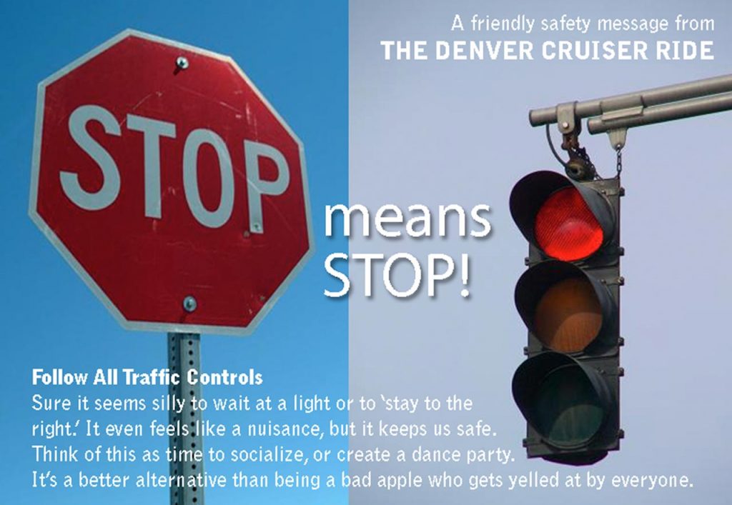 stopping at red lights will protect you from cross-traffic